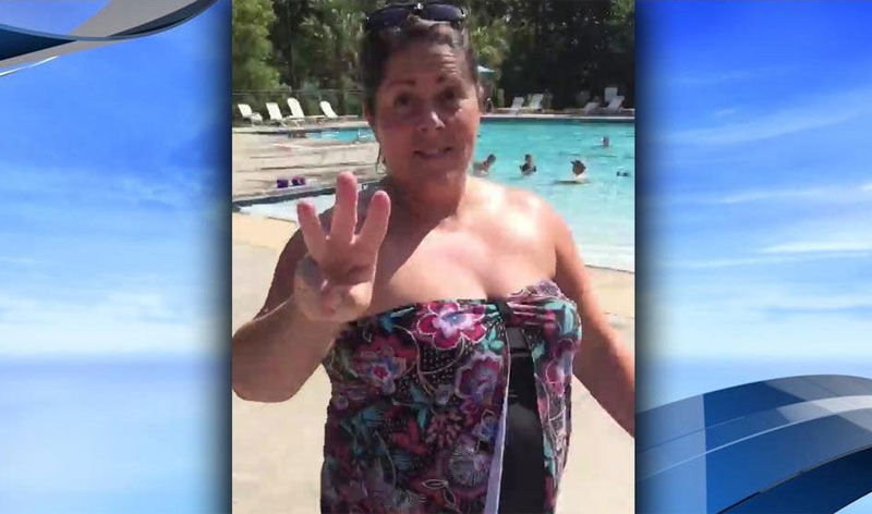 Woman assaults black teen at pool